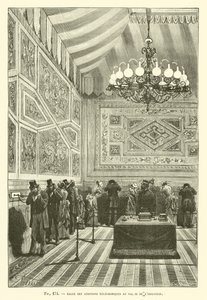 Sala de Audiciones Telefónicas en el Palacio de la Industria de French School